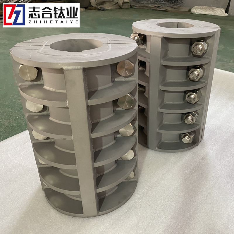 TA10钛轴套 钛合金精密加工件 TC4焊接件出图安装